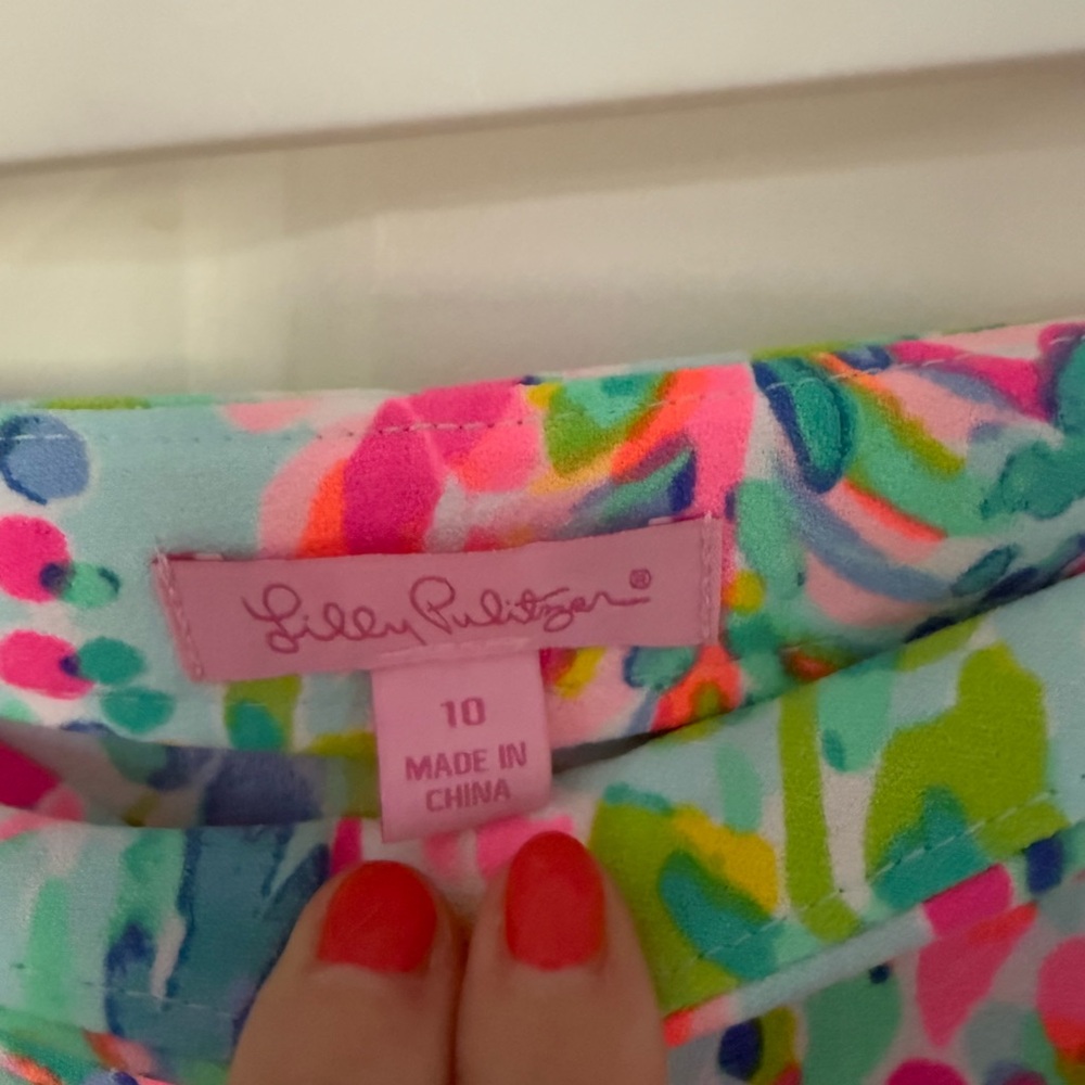 Lilly Pulitzer Colorful Floral Skort - Picture 3 of 5